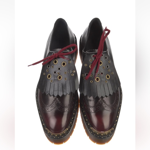 Burberry Two Tone Brogue Platform Derby, Excellent Used Condition, Sz 41/10.5 - Picture 4 of 5